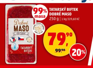 Tatarský biftek Dobré maso