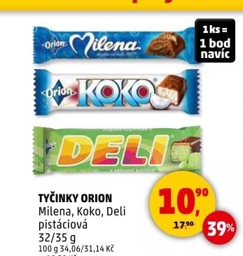 Tyčinka Deli Orion