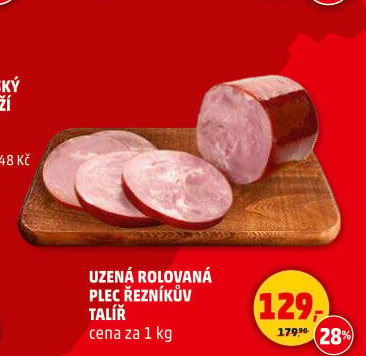 Uzená rolovaná plec Řezníkův talíř