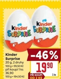 Čokoládové vajíčko s překvapením Kinder Surprise