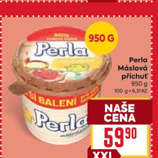 Margarín máslová příchuť Perla