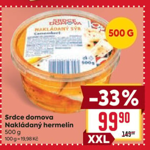 Nakládaný hermelín Srdce Domova