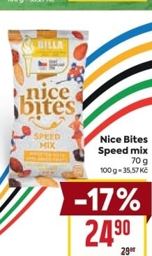 Oříšky a sušené ovoce Speed mix Nice Bites