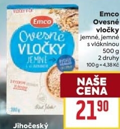 Ovesné vločky Emco