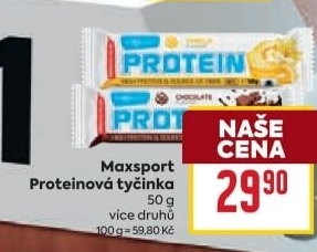 Proteinová tyčinka Maxsport