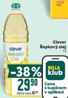 Řepkový olej Clever