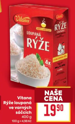 Rýže loupaná dlouhozrnná Vitana