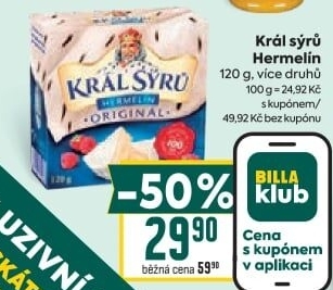 Sýr Hermelín Král sýrů