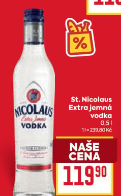 Vodka extra jemná St. Nicolaus