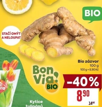 Zázvor čerstvý Bio Billa Bonvia