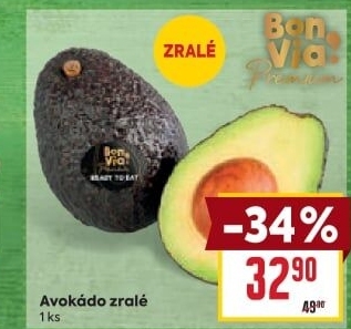 Avokádo Billa Bonvia Premium
