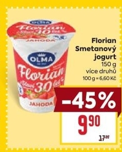 Jogurt smetanový Florian Olma