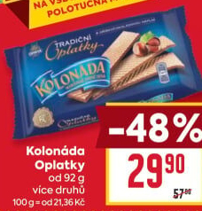 Oplatky Kolonáda Opavia