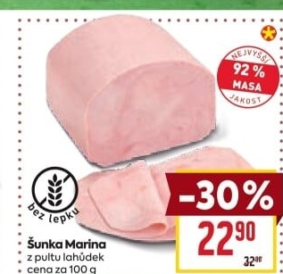 Šunka Marina nejvyšší jakosti