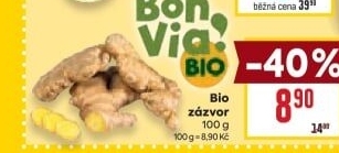 Zázvor čerstvý Bio Billa Bonvia