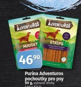 Pamlsky pro psy Adventuros Purina