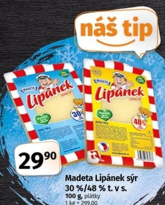 Sýry Lipánek Madeta
