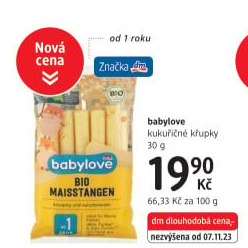 Kukuřičné křupky bio Babylove