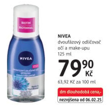 Odličovač očí dvoufázový Nivea