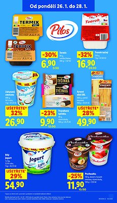 akční leták Lidl 26.1.2026-28.1.2026