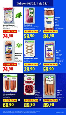 akční leták Lidl 26.1.2026-28.1.2026
