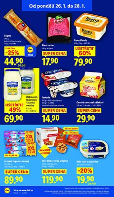 akční leták Lidl 26.1.2026-28.1.2026