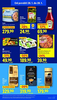akční leták Lidl 26.1.2026-28.1.2026