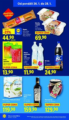 akční leták Lidl 26.1.2026-28.1.2026