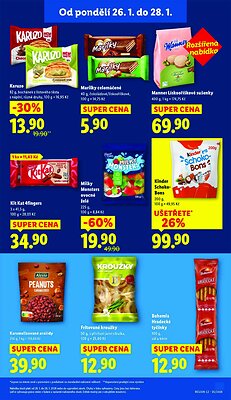 akční leták Lidl 26.1.2026-28.1.2026
