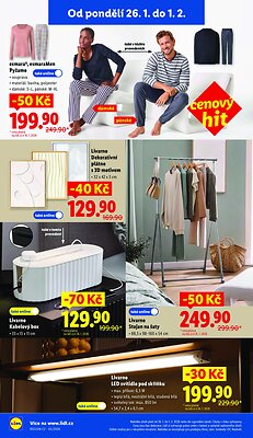 akční leták Lidl 26.1.2026-28.1.2026