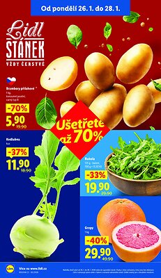 akční leták Lidl 26.1.2026-28.1.2026