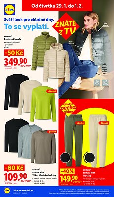 akční leták Lidl 26.1.2026-1.2.2026