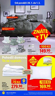 akční leták Lidl 26.1.2026-1.2.2026