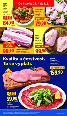 akční leták Lidl 29.1.2026-1.2.2026