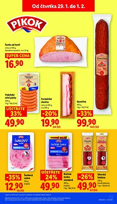 akční leták Lidl 29.1.2026-1.2.2026