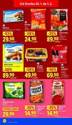 akční leták Lidl 29.1.2026-1.2.2026