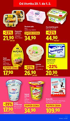 akční leták Lidl 29.1.2026-1.2.2026