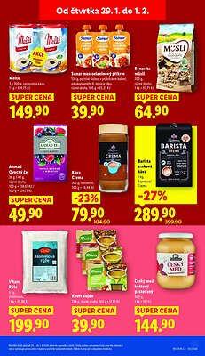 akční leták Lidl 29.1.2026-1.2.2026
