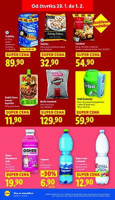 akční leták Lidl 29.1.2026-1.2.2026