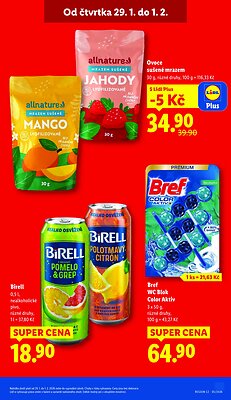 akční leták Lidl 29.1.2026-1.2.2026