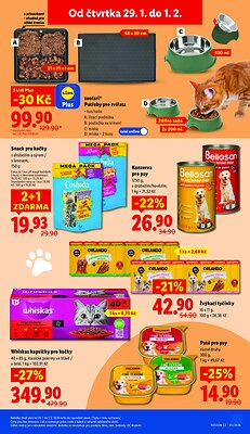 akční leták Lidl 29.1.2026-1.2.2026