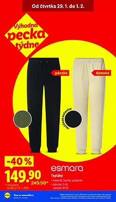 akční leták Lidl 29.1.2026-1.2.2026