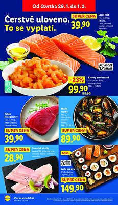akční leták Lidl 29.1.2026-1.2.2026
