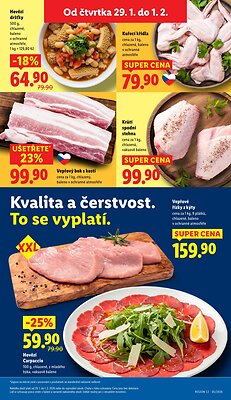 akční leták Lidl 29.1.2026-1.2.2026