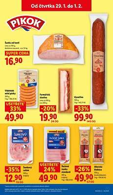 akční leták Lidl 29.1.2026-1.2.2026