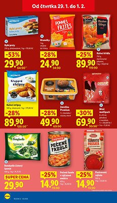 akční leták Lidl 29.1.2026-1.2.2026