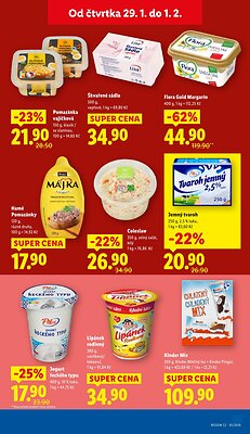 akční leták Lidl 29.1.2026-1.2.2026