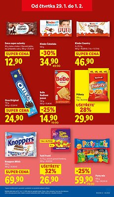 akční leták Lidl 29.1.2026-1.2.2026