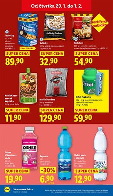 akční leták Lidl 29.1.2026-1.2.2026