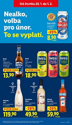 akční leták Lidl 29.1.2026-1.2.2026